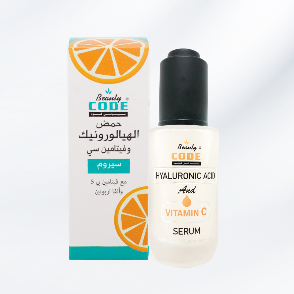 Face serum with hyaluronic acid and vitamin C