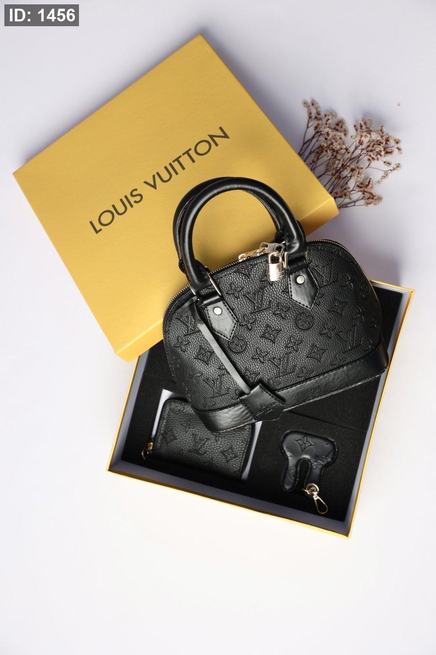 الطقم الاقتصادي - Louis Vuitton Alma / شامل جزدان وبوكس